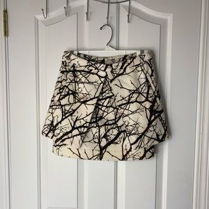 Stylish Black and Cream Women's Skirt